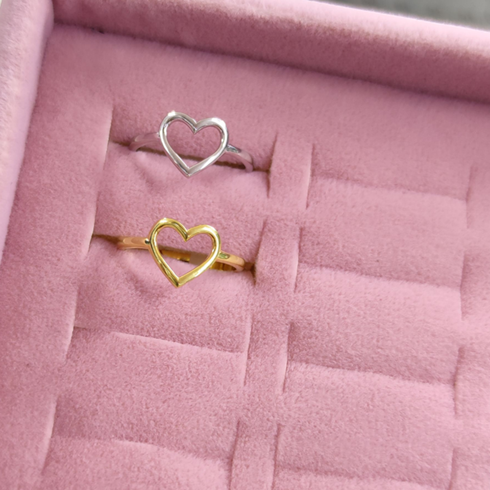 KALP AYARLANABİLİR GÜMÜŞ YÜZÜK