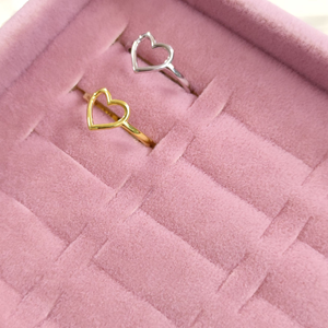 KALP AYARLANABİLİR GÜMÜŞ YÜZÜK