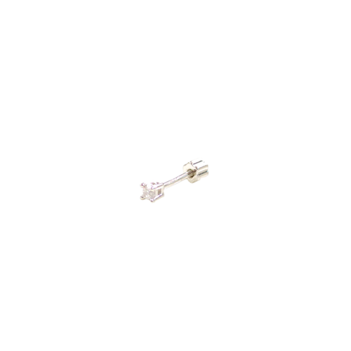 2 MM MİNİ TEK TAŞ GÜMÜŞ TRAGUS PIERCING