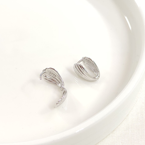 İTHAL MİDYE MİNİ GÜMÜŞ HALKA KÜPE