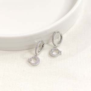 AY YILDIZ 10 MM HALKA GÜMÜŞ KÜPE