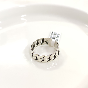 7,50 MM GÜMÜŞ GURMET DESEN OKSİTLİ ALYANS YÜZÜK