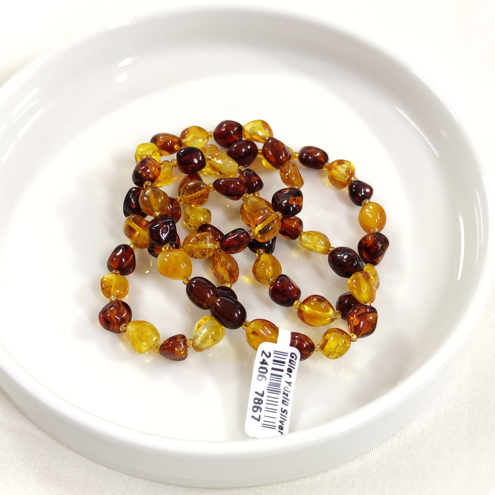 58 CM YETİŞKİN KEHRİBAR ORJİNAL DOĞAL TAŞ KOLYE