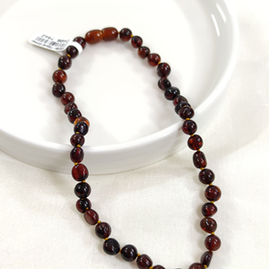 KEHRİBAR DOĞAL TAŞ BEBEK KOLYESİ