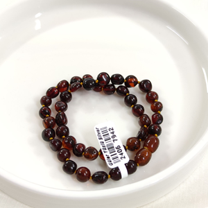 KEHRİBAR DOĞAL TAŞ BEBEK KOLYESİ