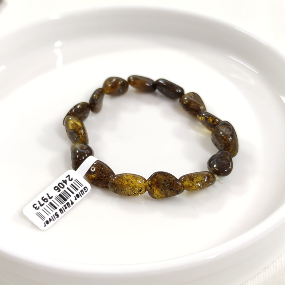 YETİŞKİN KEHRİBAR ORJİNAL DOĞAL TAŞ BİLEKLİK