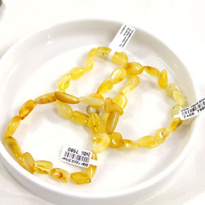 YETİŞKİN KEHRİBAR ORJİNAL DOĞAL TAŞ BİLEKLİK