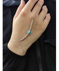 MAVİ BONCUK DORİCA GÜMÜŞ ŞAHMERAN