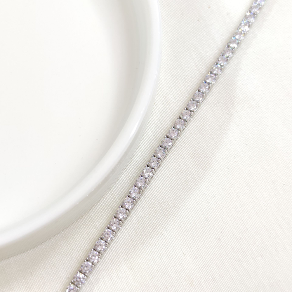 İTHAL 3,5 MM SU YOLU GÜMÜŞ BİLEKLİK 20 CM