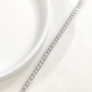 İTHAL 3,5 MM SU YOLU GÜMÜŞ BİLEKLİK 20 CM