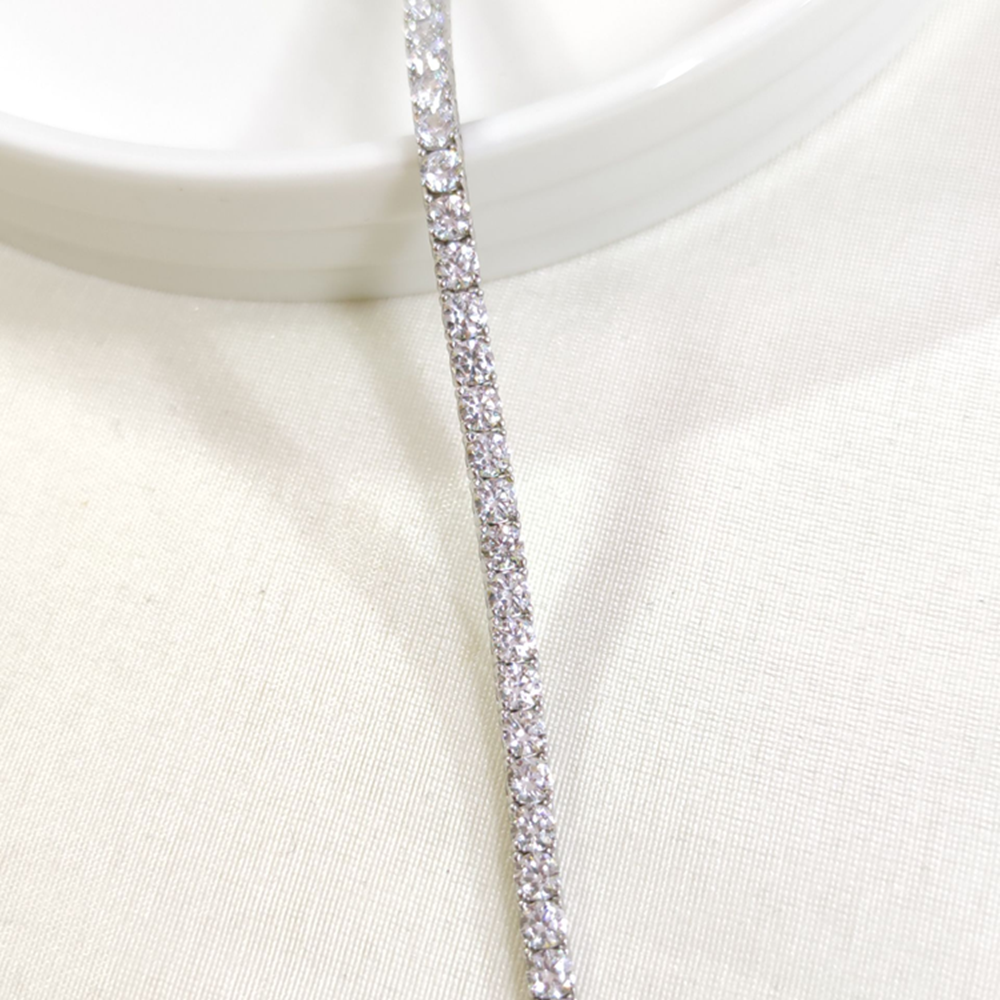 İTHAL 3,5 MM SU YOLU GÜMÜŞ BİLEKLİK 20 CM