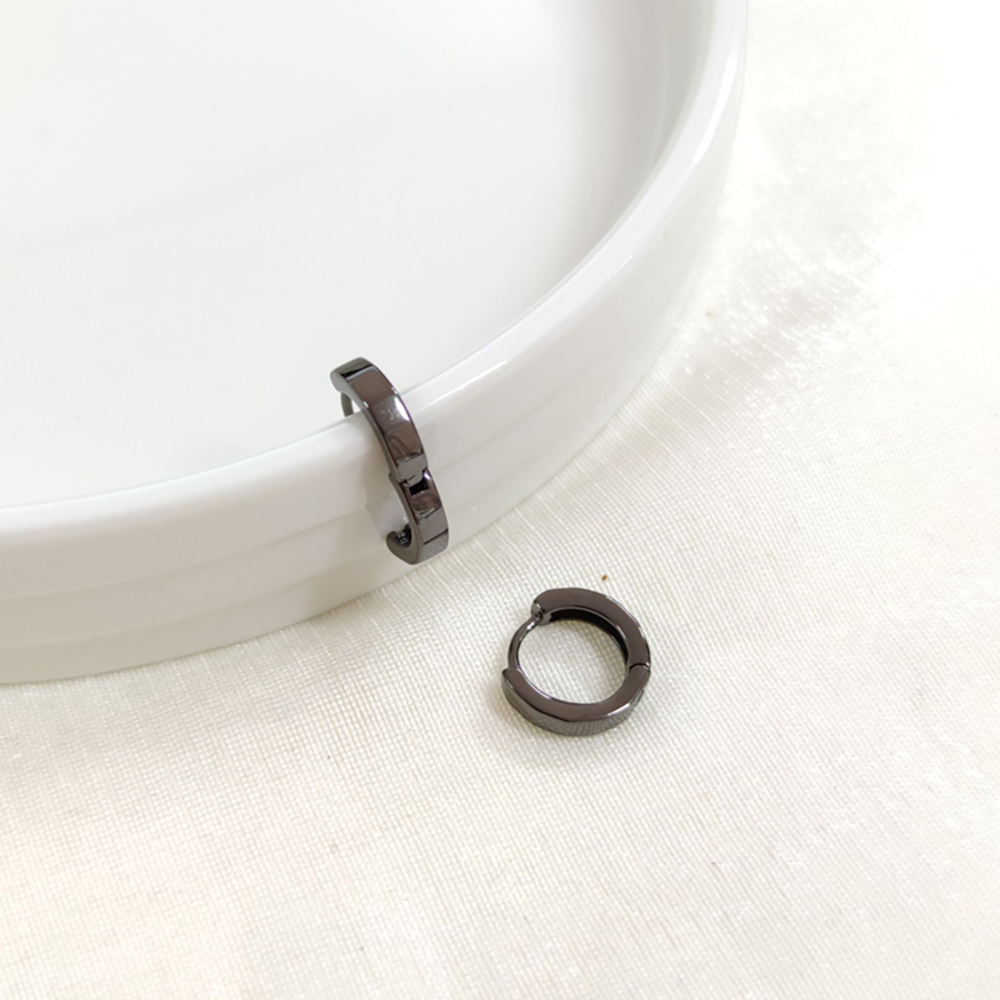 İTHAL 8 MM OKSİTLİ GÜMÜŞ HALKA KÜPE