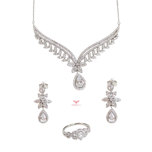 İTHAL DAMLA MONTÜR ÜÇLÜ GÜMÜŞ SET