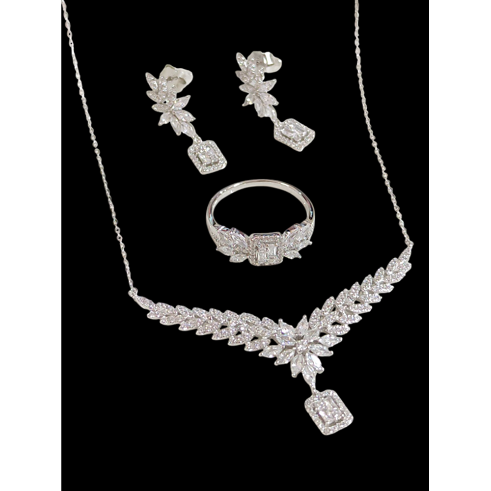 İTHAL BAGET MONTÜR ÜÇLÜ GÜMÜŞ SET