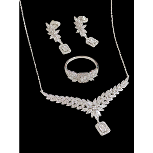 İTHAL BAGET MONTÜR ÜÇLÜ GÜMÜŞ SET