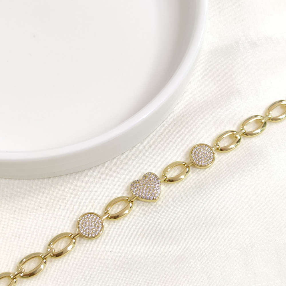 XUPING KALP BİLEKLİK GOLD 17+2 CM