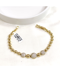 XUPING TOP TAŞLI BİLEKLİK GOLD 17+2 CM