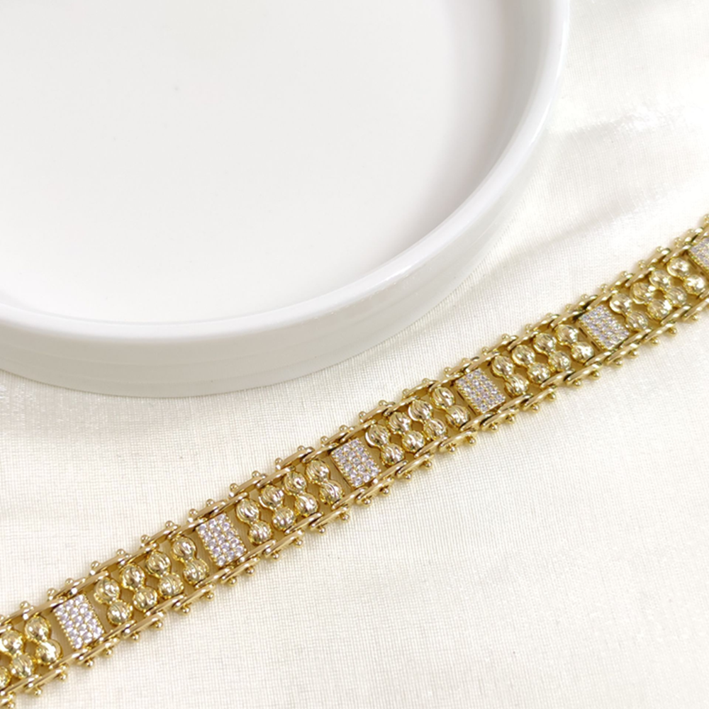 XUPING 11 MM KALIN BİLEKLİK GOLD 18 CM