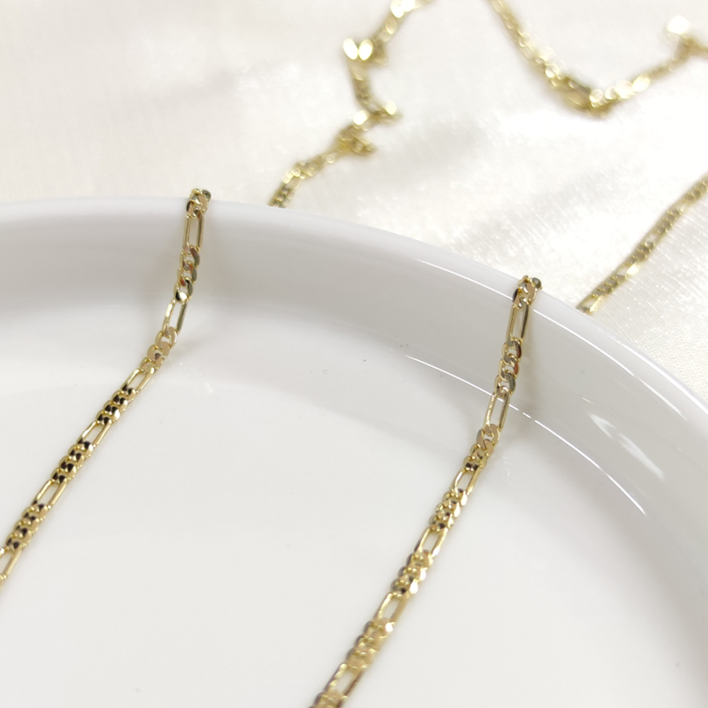 XUPING 2 MM ENİNDE FIGARO ZİNCİR KOLYE GOLD 55 CM