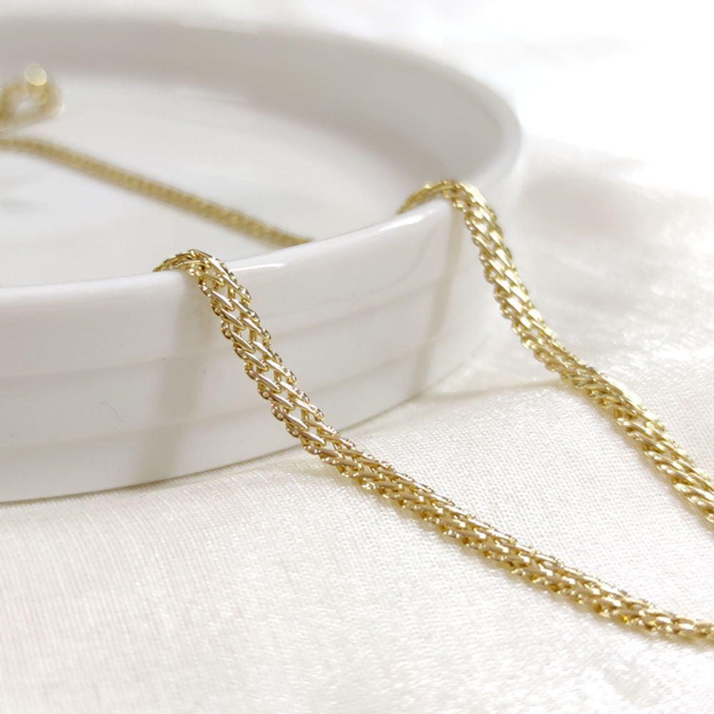 XUPING 3 MM NONNA ZİNCİR KOLYE 45 CM GOLD