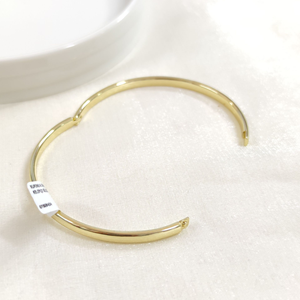 XUPING 6 CM DÜZ 4 MM KELEPÇE BİLEZİK GOLD