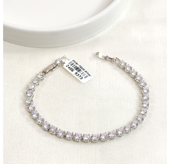 XUPING 4 MM SU YOLU BİLEKLİK BEYAZ 17+2 CM