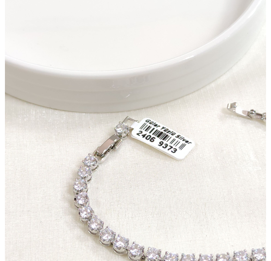 XUPING 4 MM SU YOLU BİLEKLİK BEYAZ 17+2 CM