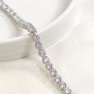 XUPING 4 MM SU YOLU BİLEKLİK BEYAZ 17+2 CM