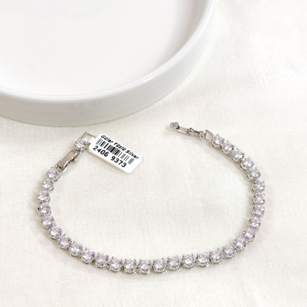 XUPING 4 MM SU YOLU BİLEKLİK BEYAZ 17+2 CM