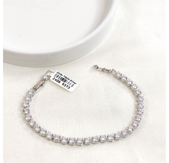 XUPING 4 MM SU YOLU BİLEKLİK BEYAZ 17+2 CM