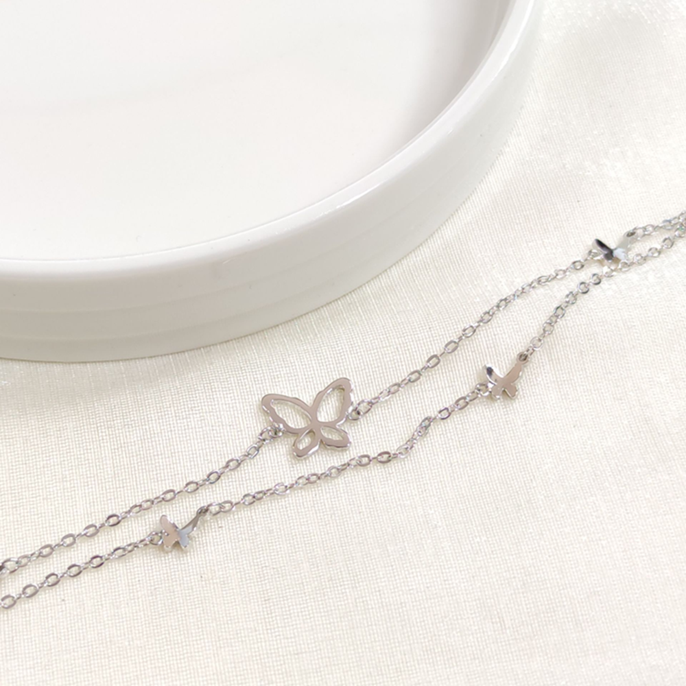 XUPING KELEBEK BİLEKLİK BEYAZ 17+3 CM