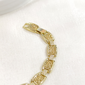 XUPING TAŞSIZ BİLEKLİK GOLD 17+2 CM