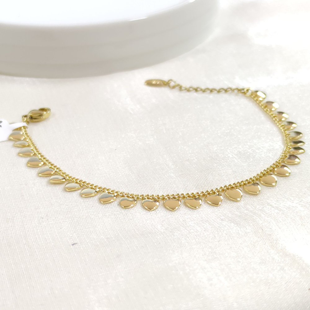 XUPING SALLANTILI KALP BİLEKLİK GOLD 17+3 CM