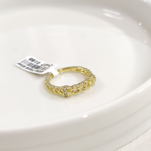 XUPING ZİNCİR DETAY YÜZÜK GOLD