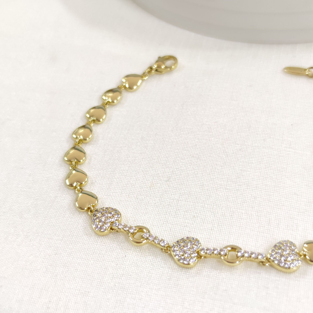 XUPING KALP BİLEKLİK GOLD 17+3 CM