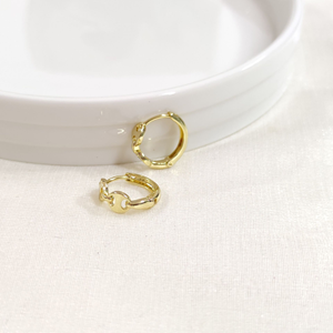 XUPING 12 MM GEMİCİ DETAY HALKA KÜPE GOLD