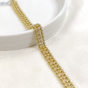 XUPING TAŞ DETAYLI BİLEKLİK GOLD 17+2 CM