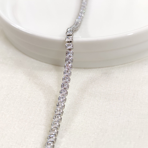 XUPING 3,5 MM BAGET SU YOLU BİLEKLİK BEYAZ 17+2 CM