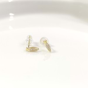 İTHAL 8 MM HAVUÇ GÜMÜŞ ÇİVİ KÜPE