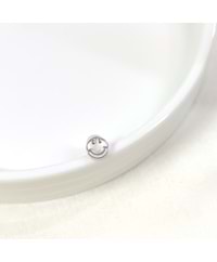 İTHAL 7 MM SMİLE TEKLİ GÜMÜŞ ÇİVİ KÜPE