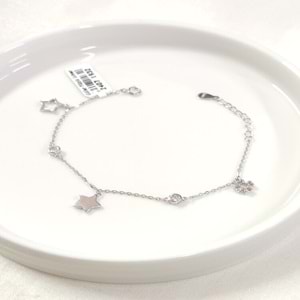 İTHAL SALLANTILI YILDIZ YONCA GÜMÜŞ BİLEKLİK