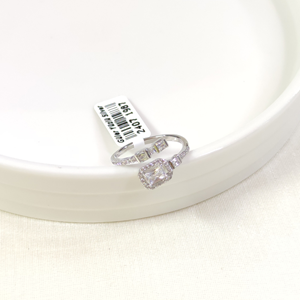 İTHAL BAGET TAŞLI GÜMÜŞ YÜZÜK