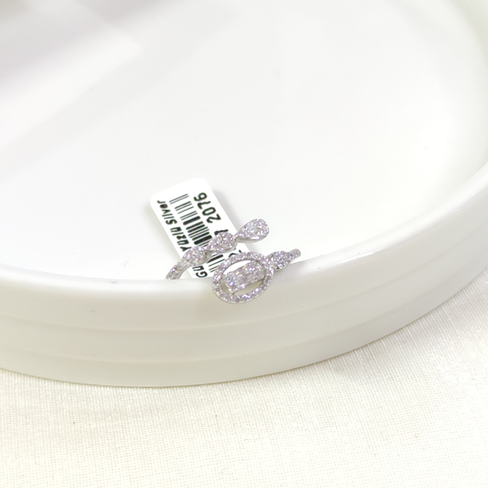 İTHAL OVAL BAGET GÜMÜŞ YÜZÜK