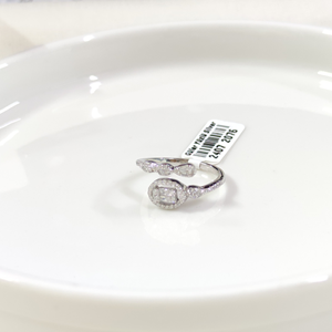 İTHAL OVAL BAGET GÜMÜŞ YÜZÜK