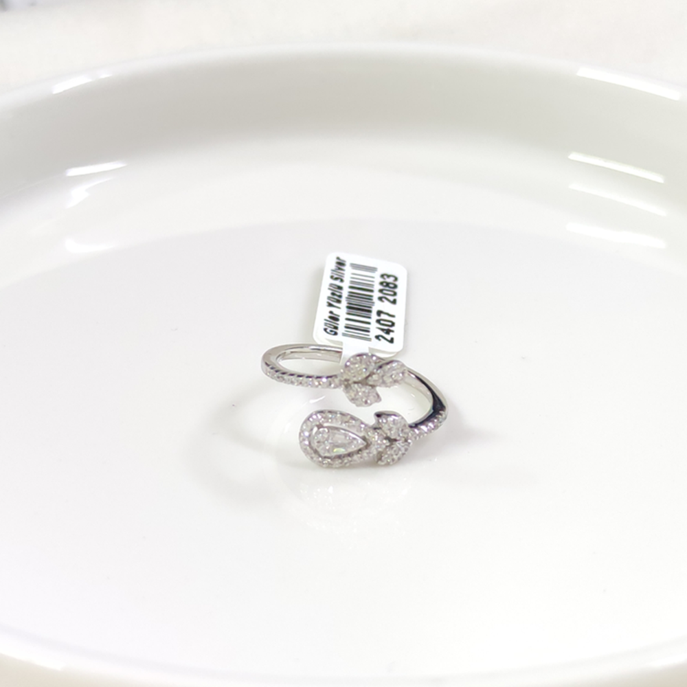 İTHAL DAMLA BAGET GÜMÜŞ YÜZÜK