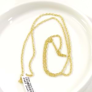 2 MM BURGU GÜMÜŞ ZİNCİR KOLYE 65 CM