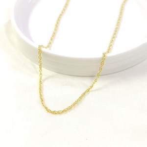 2 MM BURGU GÜMÜŞ ZİNCİR KOLYE 65 CM