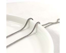 1,60 MM GÜMÜŞ TİLKİ KUYRUĞU KÜP ZİNCİR KOLYE 65 CM