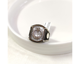 SEDEF DETAY AY YILDIZ GÜMÜŞ ERKEK YÜZÜK