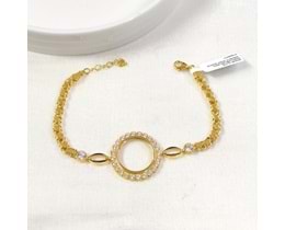 ÇEYREK ALTIN KONULABİLEN ARPA ZİNCİRLİ ÇİÇEK GÜMÜŞ BİLEKLİK